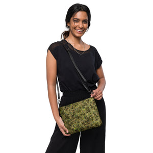 cannabis camo Crossbody bag