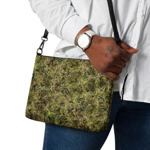 cannabis camo Crossbody bag