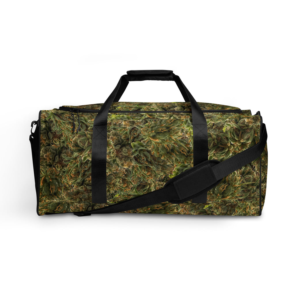 cannabis camo Duffle bag