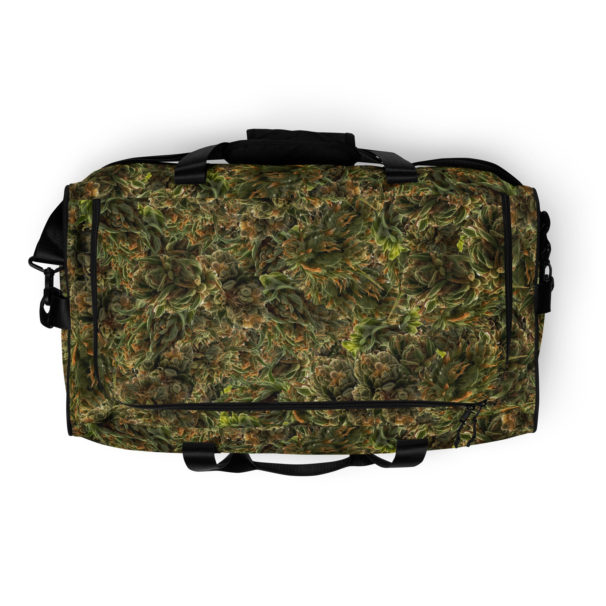 cannabis camo Duffle bag