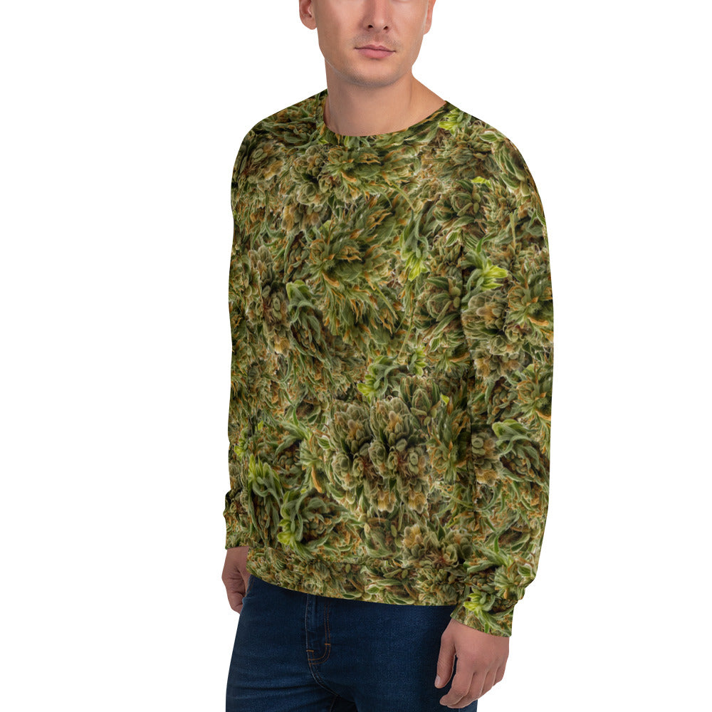 cannabis camo Unisex Sweatshirt