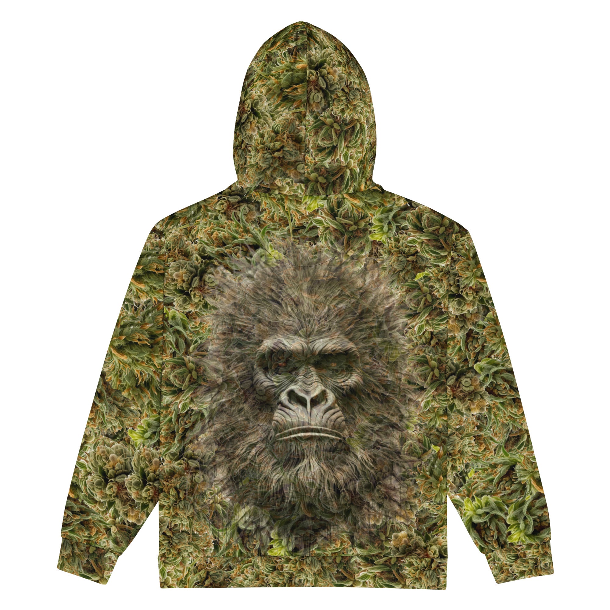 Bigfoot CANNABIS CAMO Unisex zip hoodie