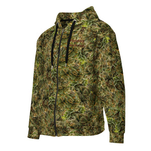 Bigfoot CANNABIS CAMO Unisex zip hoodie