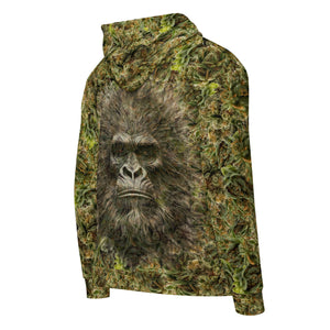 Bigfoot CANNABIS CAMO Unisex zip hoodie