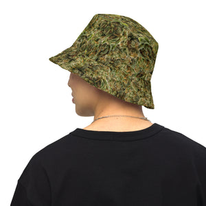 cannabis camo Reversible bucket hat