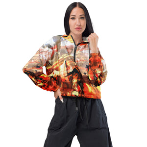 Lest we forget! Women’s cropped windbreaker