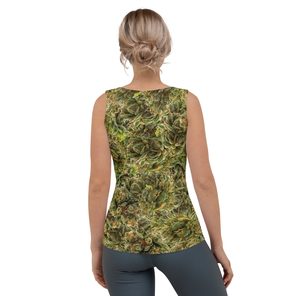 cannabis camo Tank Top