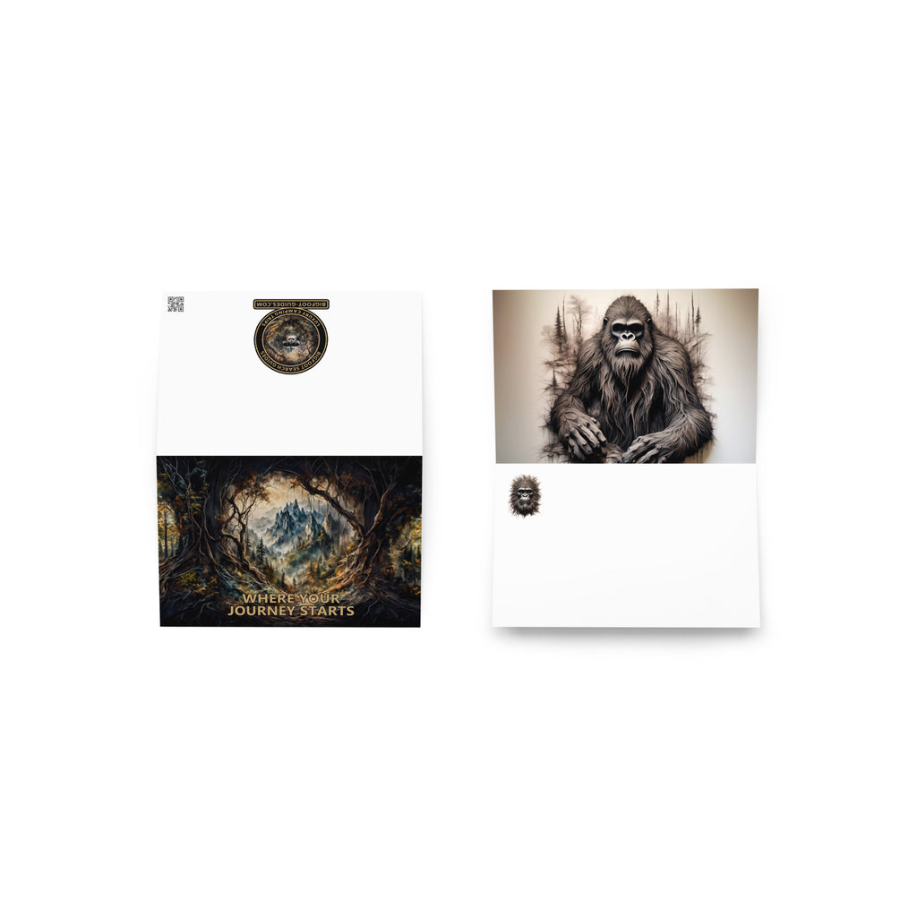 Bigfoot Greeting card