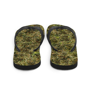 cannabis camo Flip-Flops