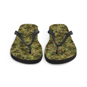 cannabis camo Flip-Flops