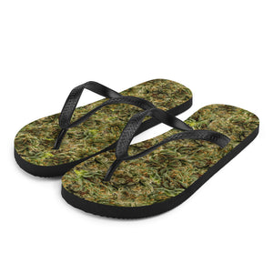 cannabis camo Flip-Flops