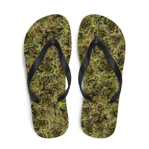 cannabis camo Flip-Flops