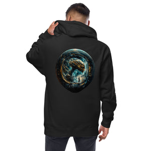 Alien Unisex fleece zip up hoodie