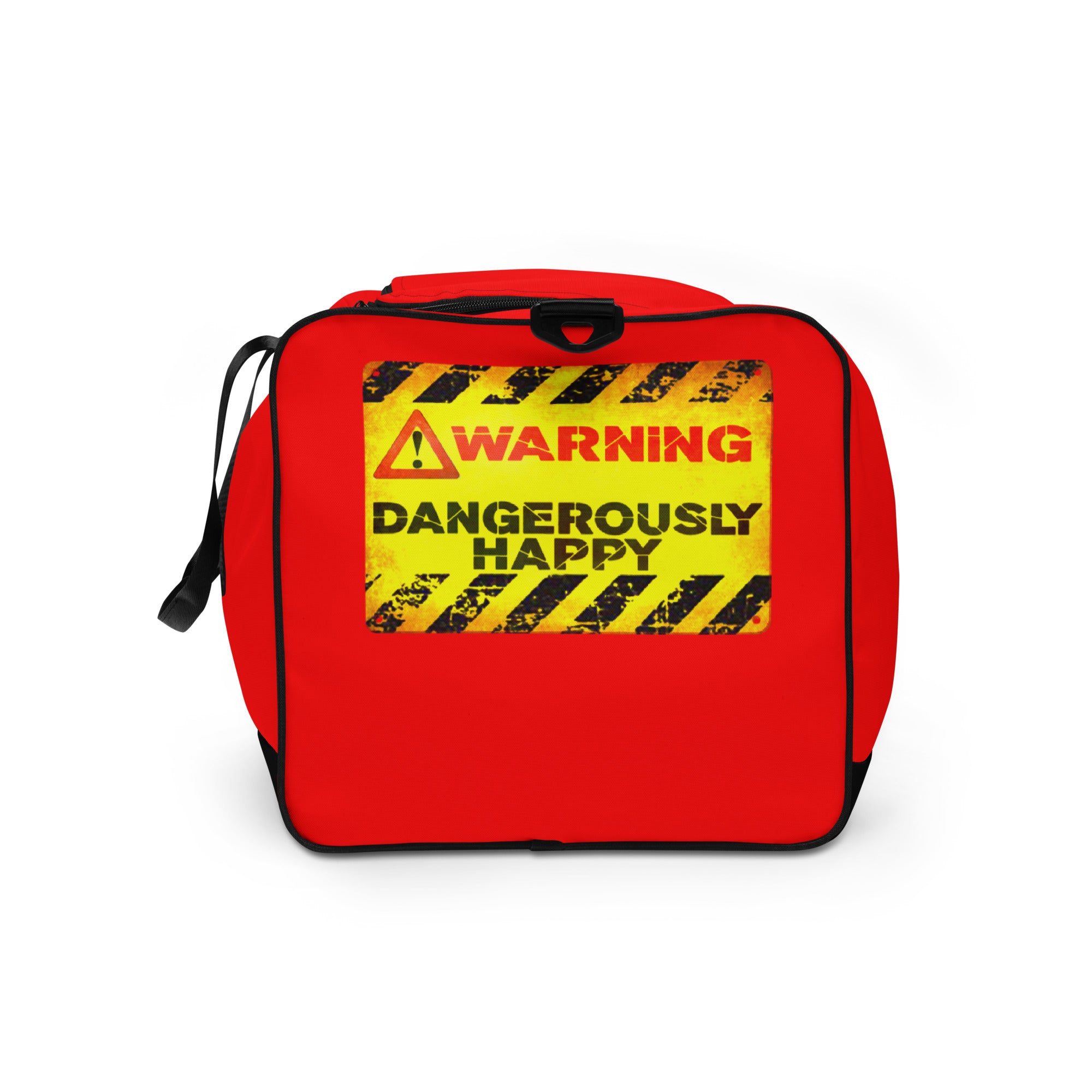 Warning Dangerously Happy Duffle bag