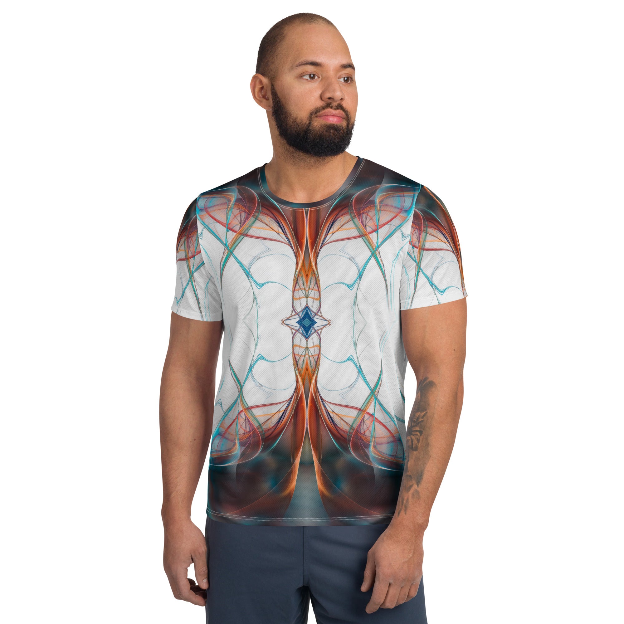 Flowing Color Athletic T-shirt