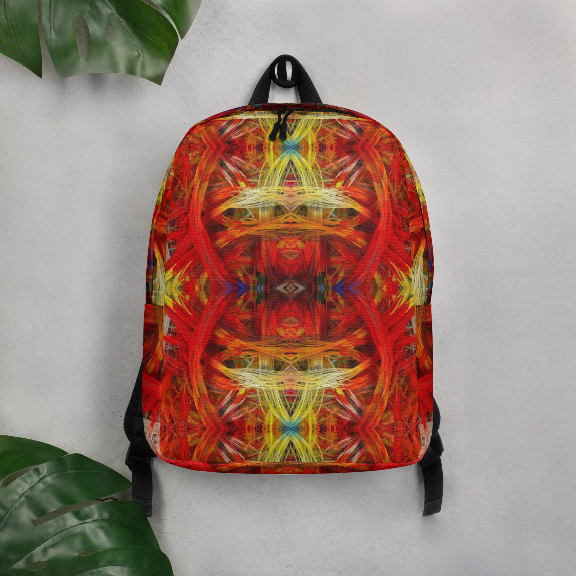 Fractal Lines Minimalist Backpack