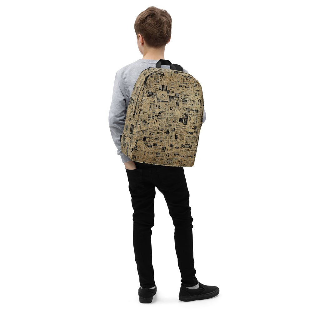 Yesterdays News Minimalist Backpack