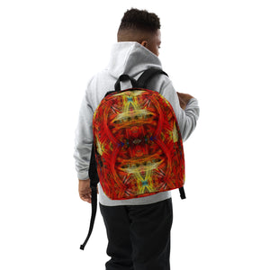 Fractal Lines Minimalist Backpack