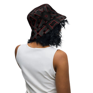 Be Square Reversible bucket hat