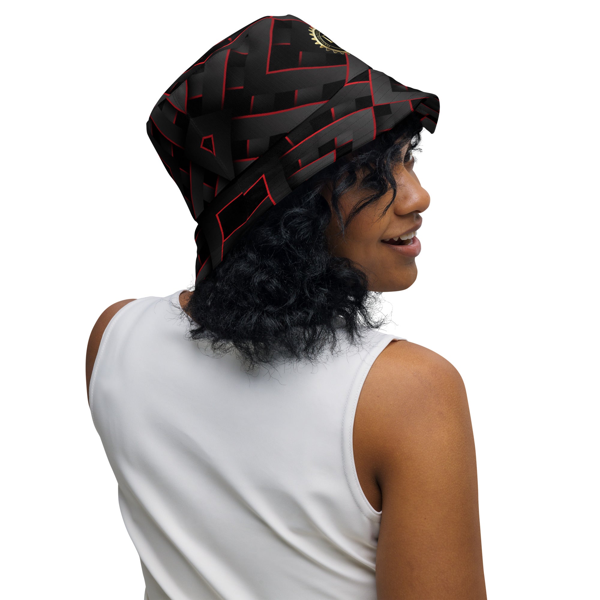 Be Square Reversible bucket hat