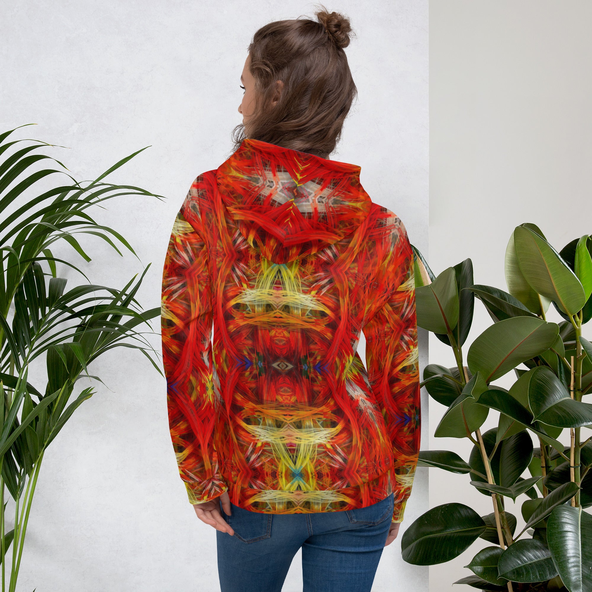 Fractal Lines Unisex Hoodie