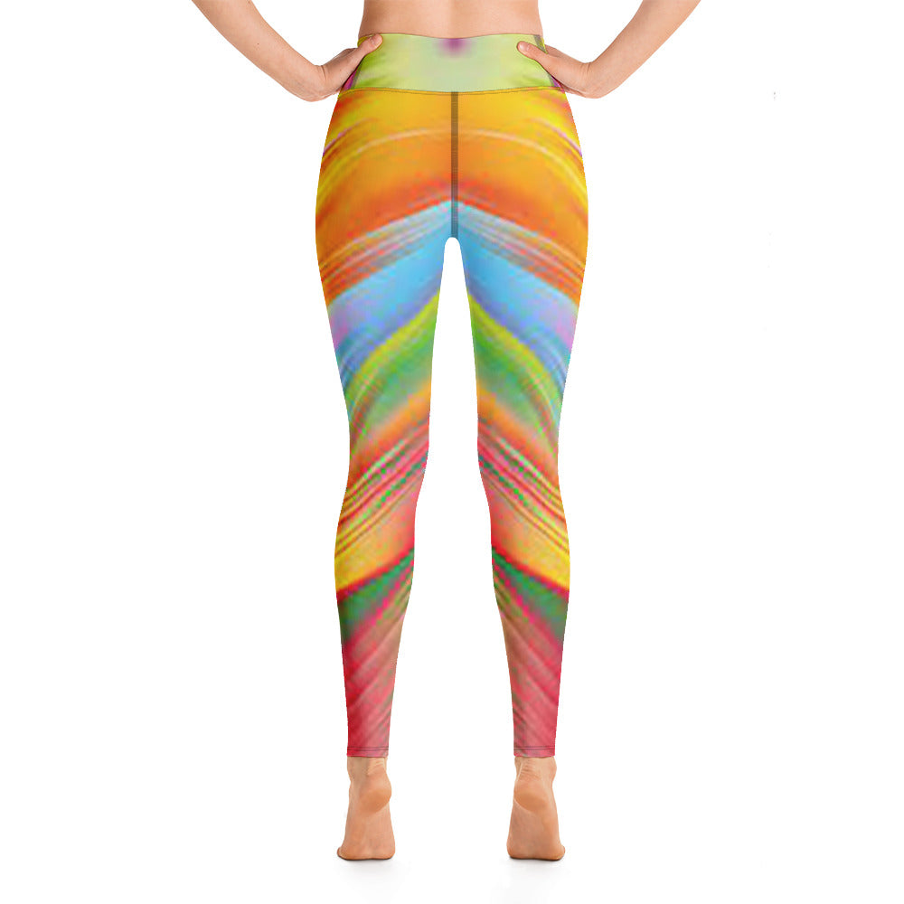 Melting Rainbow Yoga Leggings